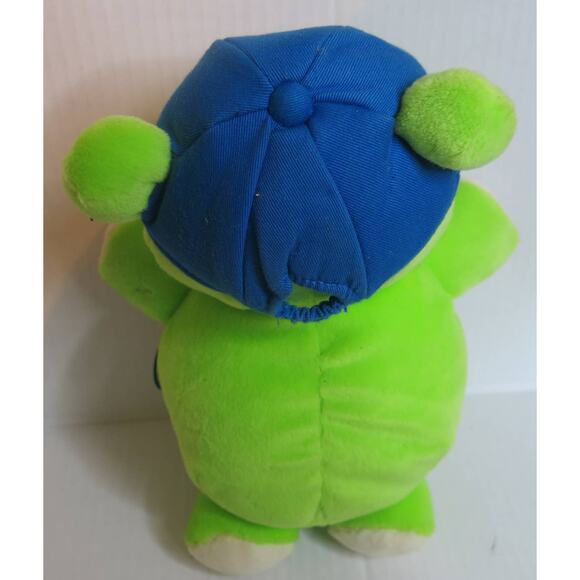 Commonwealth Y2K*NWT* MILLANIMALS Baby Marlon Teddy Bear 10" Green 01-01-00 Toy - Picture 4 of 7